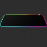 Frefly Store 80X30 cm Rgb LED Işıklı Gaming Mouse Pad, Kaymaz Taban - Ahşap