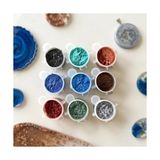 Frefly Store 9 Adet Boyası Reçine Sedef Toz Pigment Seti Şeffaf Reçine Pigment Set