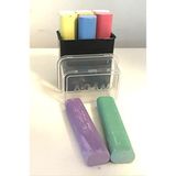 Frefly Store 9 Adet Mala Tebeşir Seti, Renkli ve Beyaz - 1 - 0