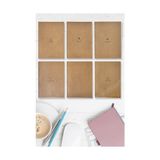 Frefly Store A5 Ebat Kraft Kapak Minimal Ikonlu 6'lı Set 2*(Çizgili-Çizgisiz-Kareli) 120 Sayfa Defter Çek Kopart Sayfa Mikro Perforaj - 41 Delft Blue