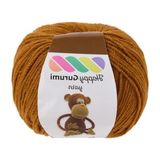 Frefly Store Açık Kahverengi Amigurumi Örgü Ipi, 50GR 130M Uzunluğunda