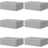 Frefly Store Aee® 6 Adet Hurç Seti Büyük Boy Baza Altı Çekyat Düzenleyeci Çeyiz Bohçası 64 x 45 x 22 - 001-Renkli
