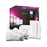 Frefly Store Akıllı Aydınlatma Başlangıç Seti, 2'li E27 Ampul, Köprü ve Dimmer, Beyaz ve Renkli - Amber
