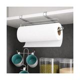 Frefly Store Alper Banyo Pratik Solo Kağıt Havluluk Krom, Dolap Içi Askılı Kağıt Havlu Tutucu, Delmeden Montajlı Mutfak Rulo Havluluk, Paslanmaya Dayanıklı Metal Tasarım