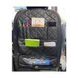 Frefly Store Araba Koltuk Arkası Eşya Düzenleyici Organizer Cepli Organizer Koruyucu Koltuk Arkası Çanta-Kaliteli Kumaş-Siyah