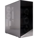 Frefly Store Arctıc Dikey Gpu Montajlı Xtender Vg (Ayna Siyahı) - Pc Kasası, Aynalı Cam, 2 x 420 mm Radyatör Desteği, Midi Tower, E-Atx, 5x A-Rgb Fanlar Önceden Monte Edilmiş - Siyah - 130 W