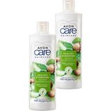 Frefly Store Avon Care Aloe Vera ve Makademya Fındığı Yağı Şampuan ve Saç Bakım Kremi 700 Ml. Ikili Set