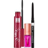 Frefly Store Avon Fan-Omenal Maskara Siyah Göz Kalemi ve Blossom Dudak Yağı Paketi - 001 Brown