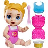 Frefly Store Baby Alive Sofra Eserleri, Hayali Yiyecek Aksesuarlı Sarı Saçlı Oyuncak Bebek, 3 Yaş ve Üzeri Kız ve Erkek Çocuklar Için 28 cm Boyunda Oyuncaklar - Ahşap