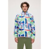 Frefly Store Bad Bear Full Zip Drew Polar Erkek Dik Yaka Ceket, Çok Renkli, L - 0-Gri - 0 - 1 Yaş