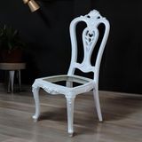 Frefly Store BADEM10 Begonya Sandalye Sert Plastik Beyaz Koltuk Bahçe Balkon Mutfak Yemek Masası Sandalyesi - Acı Kahverengi
