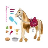 Frefly Store Barbie ve Dansçı Atı Barbie Gizemleri, Büyük At Kovalamacası ; Sesler, Müzikler ve Aksesuarlara Sahip Etkileşimli Oyuncak At HXJ42