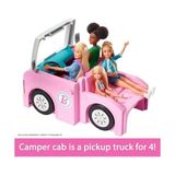 Frefly Store Barbie'nin 3'ü Bir Arada Muhteşem Karavanı ve Aksesuarları, Havuz, Kamyonet, Tekne ve Aksesuarlı Araç Dahil GHL93