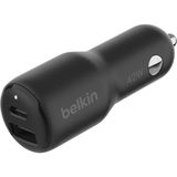 Frefly Store Belkin Boostcharge Çift Araç Şarj Cihazı 42W W/hızlı Şarj Usb-C 30W Pps ve 12W Usb-A Bağlantı Noktaları Apple iPhone 15, 15 Pro, 15 Pro Max, iPhone 14 Serisi, iPhone 13 Serisi, Samsung Galaxy S23 ve