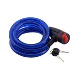 Frefly Store Bisiklet Halat Zincir Kilit 150 cm Motosiklet Çelik Kilit Çap 12 mm Ø Hırsız Önleme Güvenlik 1 Adet