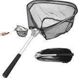 Frefly Store Bolivia's Katlanabilir Balık Ağı, Fishing Net ile Uyumlu, Hafif Alüminyum Gövde, Ergonomik Tutma Sapı, Çocuklar ve Yetişkinler Için Ideal, Tatlısu ve Deniz Balıkçılığında Kullanım - Beyaz