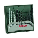 Frefly Store Bosch Home And Garden X/line Mini 15 Parça Matkap Ucu Seti, Yeşil