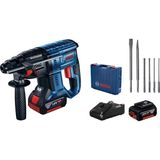 Frefly Store Bosch Professional Gbh 180-LI Akülü Kırıcı Delici + 6 Parça Sds Plus Aksesuar Seti (18 Volt, 2 x 4,0 Ah Akü, Şarj Cihazı, Plastik Çanta)