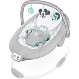 Frefly Store Bright Starts Mickey Mouse Müzikli Titreşimli Ana Kucağı - 1BW-Beyaz