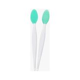 Frefly Store Buffer® 2 Adet Dudak Burun Fırçası Peeling Etkili Gözenek Siyah Nokta Temizleyici Akne Giderici Çift Fırça