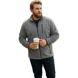Frefly Store Buratti Regular Fit Dik Yaka Fermuarlı Büyük Beden Polar Hırka Erkek Hırka 5906028B - 0-Gri - 0 - 1 Yaş