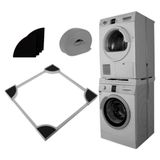 Frefly Store Çamaşır Makinesi Kurutma Makinesi Istifleme Kiti Tüm Markalar ile Uyumlu Ayarlanabilir, Gri - Inox Modelleri ile Uyumlu [enerji Sınıfı A]
