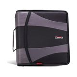 Frefly Store Case-It The Dual 2.0 Fermuarlı Bağlayıcı Sırt Çantası - Iki 2 Inç D Halkalı - 5 Konu Dosya Klasörü - Çoklu Cep - 800 Sayfa Kapasitesi - Omuz Askısı ile Birlikte Gelir - Siyah DUAL-301 - 41 Delft Blue