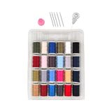 Frefly Store Ceysa Store Dikiş Nakış Kiti, 24 Adet Dikiş Ipi Seti, 5 Adet Dikiş Iğnesi, Ip Geçirici, Yüksük, Iplik Seti (Set-1)