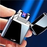 Frefly Store Çift Ark Plazma Şarjlı Çakmak – Rüzgâr Geçirmez, Dokunmatik, USB Şarjlı Ni