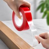 Frefly Store Çift Taraflı Nano Montaj Bandı, Şeffaf ve Güçlü, 2 Metre Uzunluk