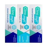 Frefly Store Clinomyn Smokers Sigara Içenler Için Diz Beyazlatan 75ML x 2 + Temizle Parlat Diş Beyazlatan ve Parlatan Fresh Jel Diş Macunu 75 ml - 00-Siyah - Beyaz