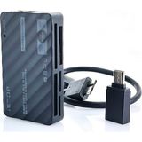 Frefly Store Coverzone USB 3.0 & Type-C To Microms/sdhc/compact Flash/ms/microsdxc/sd/ms Duo/ms Pro 512GB Kart Okuyucu - Altın