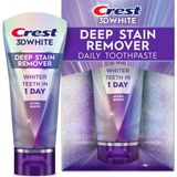 Frefly Store Crest 3D White Brıllıance Deep Staın Remover Daıly Tootpaste Ultra White Diş Macunu 59 gr - 00-Siyah - Beyaz