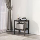 Frefly Store Deconox Modüler 2 Katlı Çok Amaçlı Plastik Raf - 38X50X29 cm Banyo, Mutfak ve Tezgah Üstü Organizeri - Aletsiz Kolay Kurulum (Siyah) - 001-Renkli