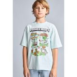 Frefly Store DEFACTO%100 Pamuk Minecraft Lisanslı New Regular Fit Bisiklet Yaka Kısa Kollu Nane Yeşili Tişört Erkek Çocuk H5796A826AU - 0 - 1 Ay - 0 - Kahverengi