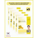 Frefly Store Dermal Sıkılaştırıcı, Yenileyici, Nemlendirici Bitki Plesantası Özlü Kolajen Maske 23GR 5 Adet
