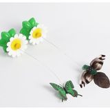 Frefly Store Dikkat Çekici Hareketli Kedi Oyuncağı - Kuş/kelebek Başlıklı