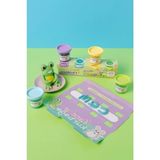 Frefly Store Doğal Oyun Hamuru Seti, 4X65GR Mini-Cup Pastel Renklerde