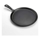 Frefly Store Döküm Krep/pizza Tavası, Yuvarlak 26CM, Metal Saplı Tasarım