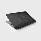 Frefly Store Dünya Haritası Desenli Laptop Sticker - 41 Delft Blue