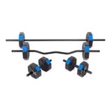 Frefly Store Düz ve Z Barlı Dumbbell Seti, 30 kg Ağırlık