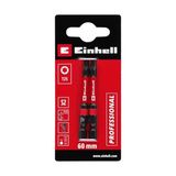 Frefly Store Einhell Torx Bits Uç 60 mm T25 S2 2 Adet - 49132180 | Manganfosfatlı S2 Çelik | Çift Torsiyon Efekti | Yüksek Kullanım Ömrü | E 6.3 Şaft