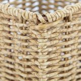 Frefly Store El Örgüsü Rattan Mutfak Kaşıklık, Bohem Dekoratif Tezgah Üstü Organizer
