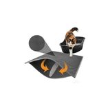 Frefly Store Elekli Kedi Tuvalet Önü Paspası 60 x 45 cm Gri Elekli Kedi Pas Pası