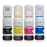 Frefly Store Epson UYUMLU103 L3151 L3110 L3111 L3150 L3151 Muhadil Mürekkep 70ML *4 (4 Lü Set) - 000-Siyah
