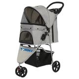 Frefly Store Evcil Hayvan Arabası Gri 81 * 45.5 * 101CM Max 15KG