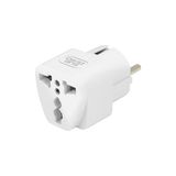 Frefly Store EX50 Premium Seyahat Adaptörü | Ingiltere, Amerika, Avustralya, Ab (Türkiye) | Gri, Kompakt Tasarım | Uluslararası Priz Dönüştürücü Adaptör