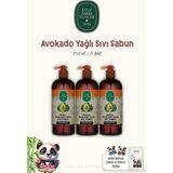 Frefly Store Eyüp Sabri Tuncer 3'lü Doğal Avokado Yağlı Sıvı Sabun 750 ml ve Rosıe Pamuk - 10 Adet