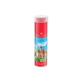 Frefly Store Faber-Castell Kuru Boya Kalemi, Kırmızı Metal Tüp Kutu, 24 Renk, Tam Boy, Kalemtıraş Hediyeli, Yumuşak Mineli, Kırılmaya Dayanıklı Uçlar, Kolay Açılır - 41 Delft Blue
