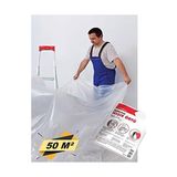 Frefly Store Feyzayapı Hışır Örtü Boyacı Naylonu Eşya Zemin Koruma 50 M² (4X12.5 Metre) - 1 x 32 x 27 cm - 000-Siyah